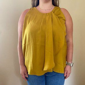 Banana Republic tank with ruffle detail